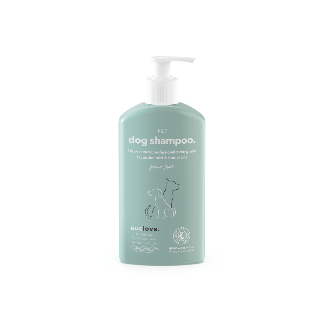 Natural Dog Shampoo Salon grade formulation Euclove