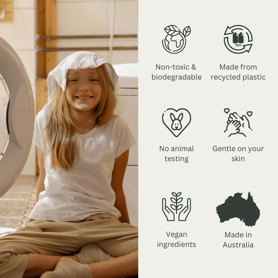 Laundry Wash for Sensitive Skin - gentle yet powerful detergent