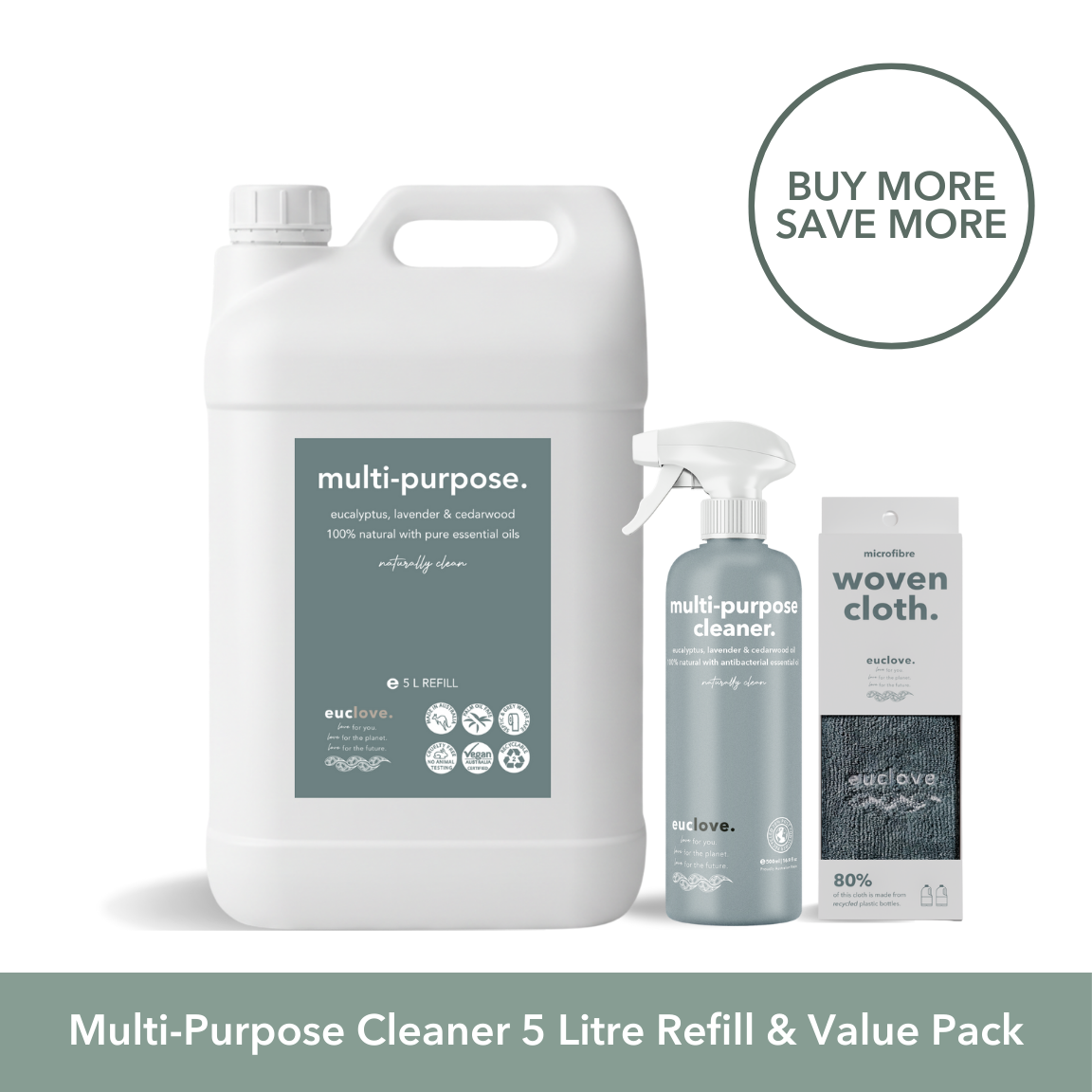 Natural Multi Purpose Cleaner 5 Litre Refill & Value Pack