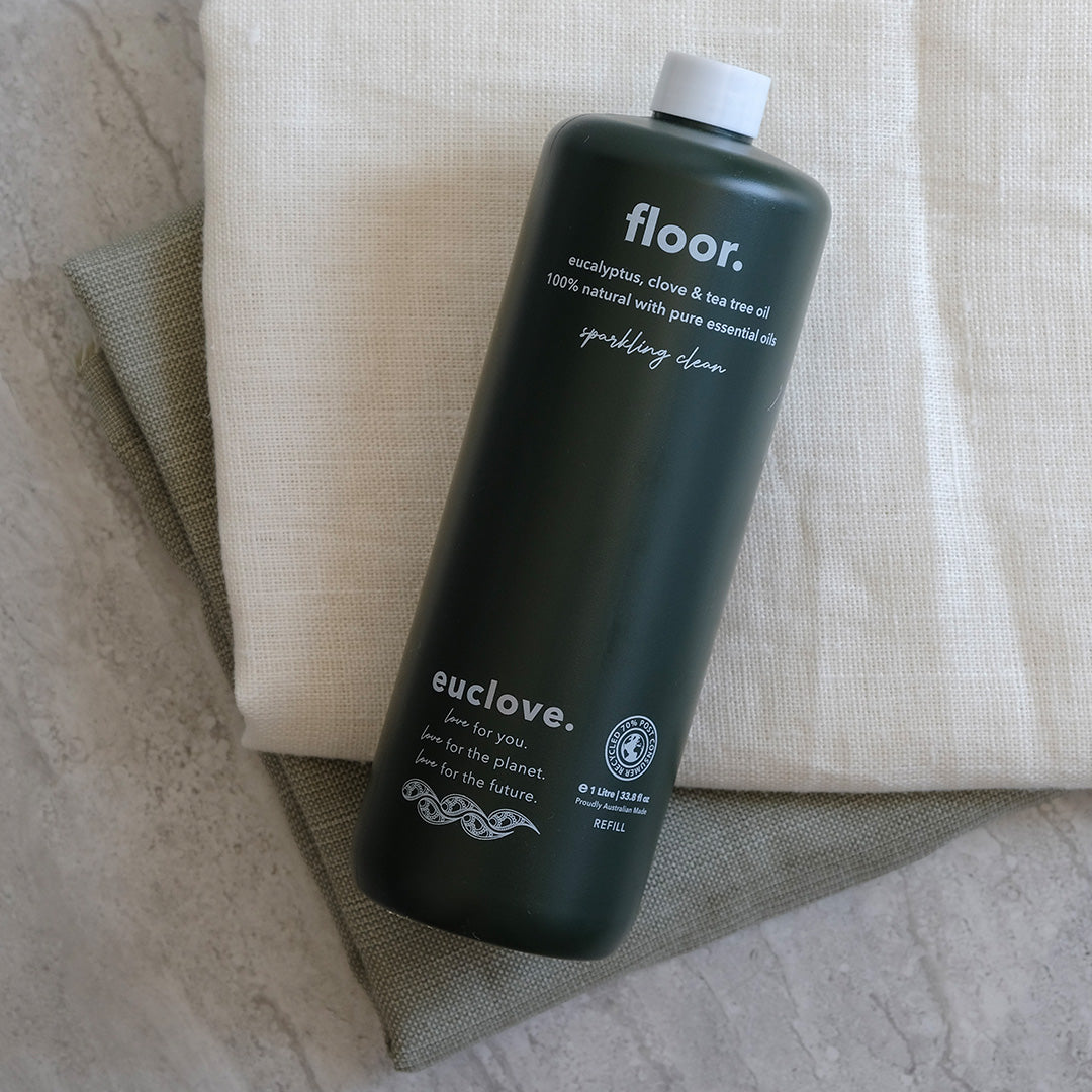 Non-Toxic Natural Floor Cleaner with antibacterial essential oils