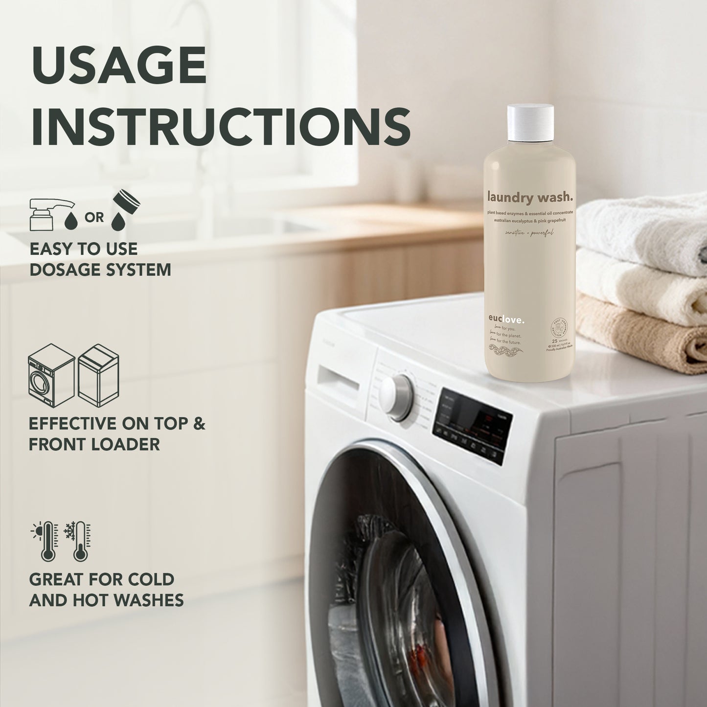 Natural Laundry Detergent for Sensitive Skin – Euclove