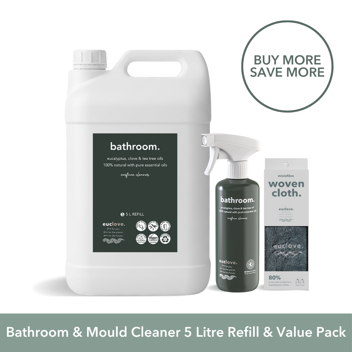 Bathroom & Mould Cleaner 5 Litre Refill & Value Pack