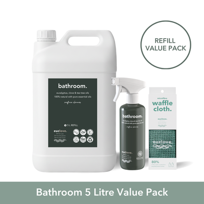 Bathroom Cleaner 5 Litre Refill & Value Pack