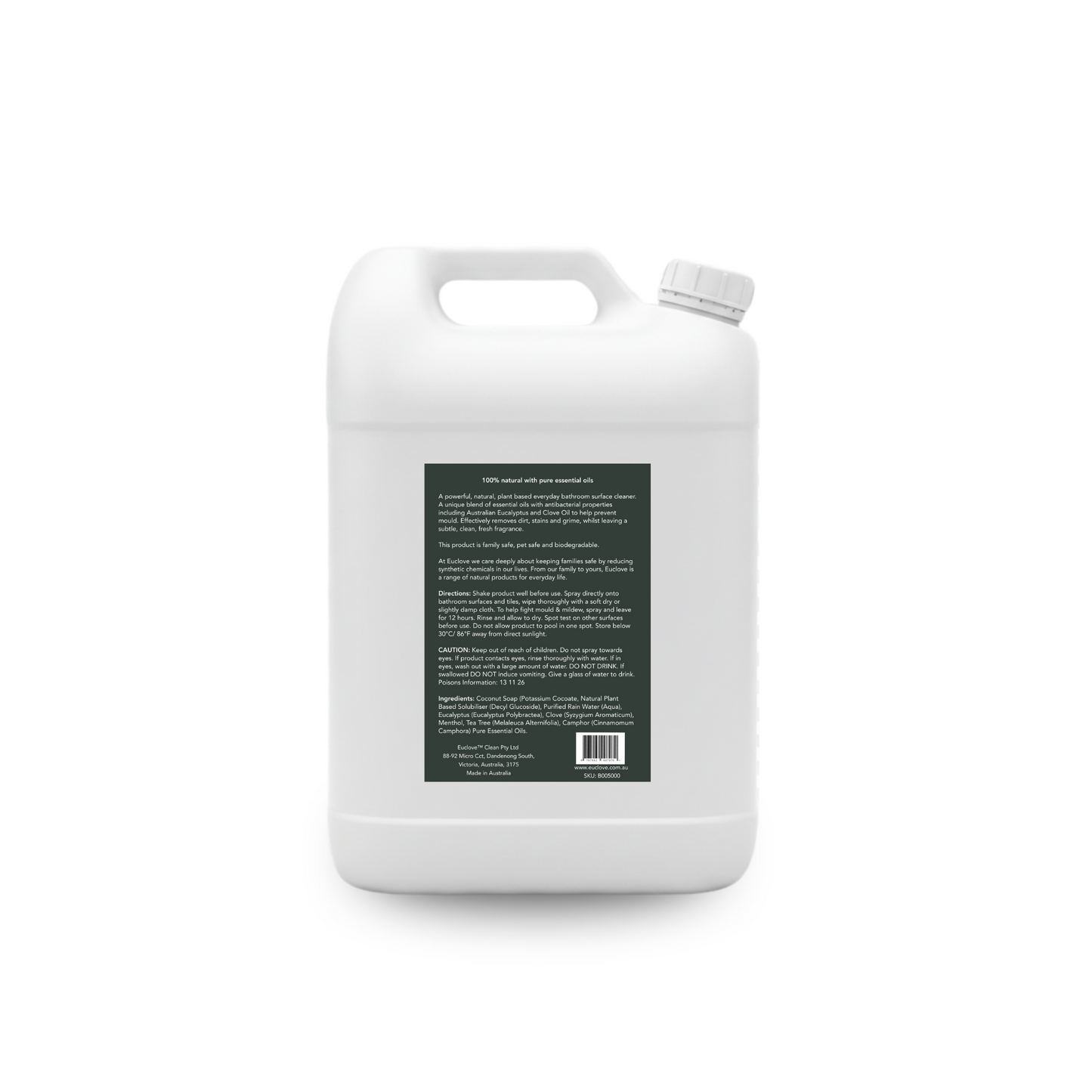 Bathroom Cleaner 5 Litre Refill & Value Pack