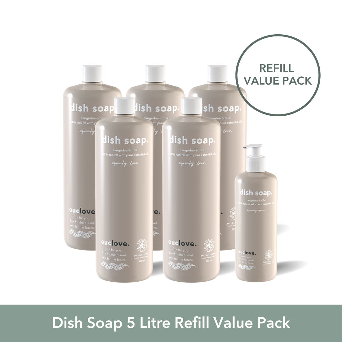 Dish Soap 5 Litre Refill Value Pack