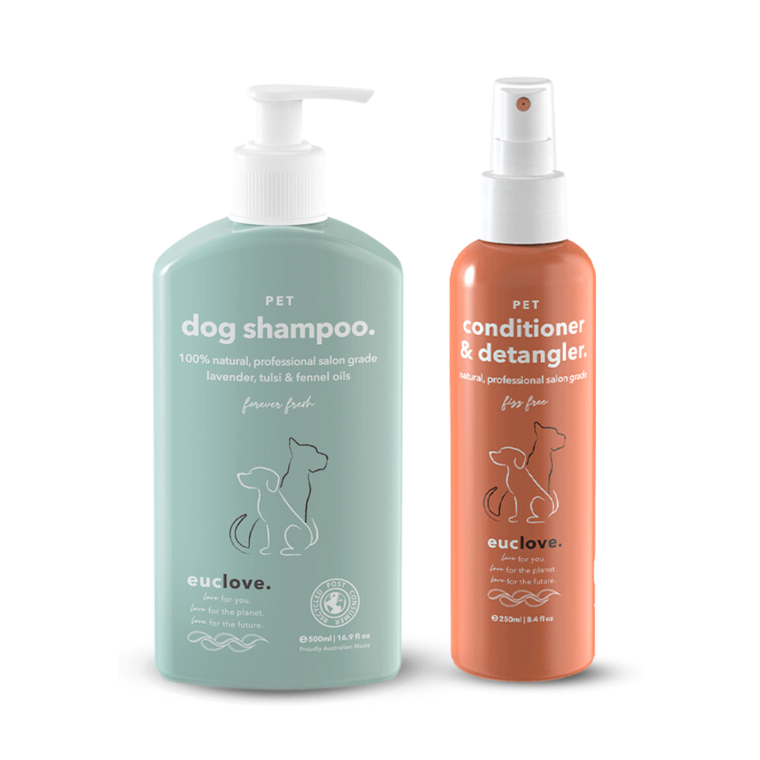Pet Pamper Pack - Natural Dog Shampoo & Leave in Conditioner