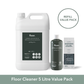 Non-Toxic Natural Floor Cleaner 5 Litre Refill & Value Pack