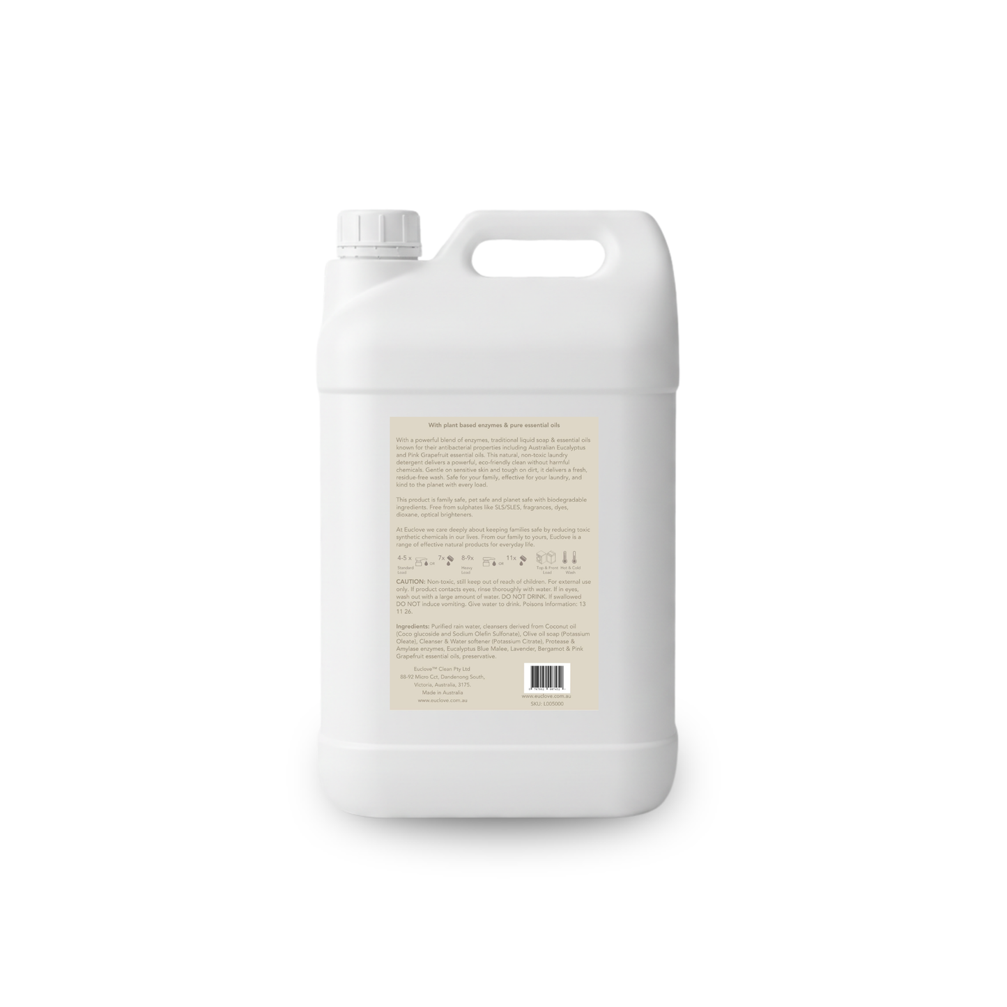 Natural Laundry Detergent for Sensitive Skin – Euclove