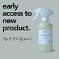 Linen & Bedding Spray 300 ml - Cedarwood & Rose Geranium pre-launch trial