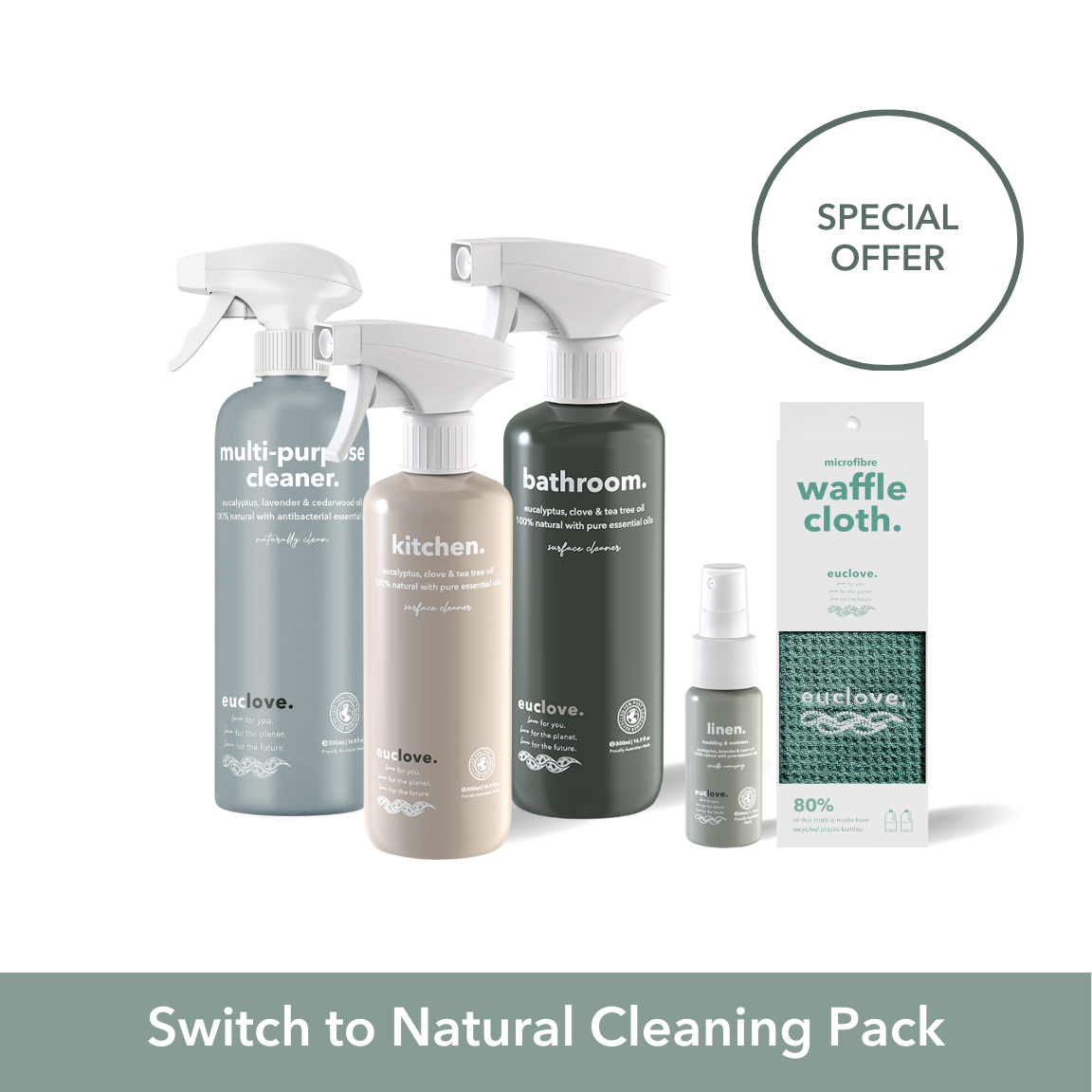 Switch to Natural Cleaning Products - Limited time offer