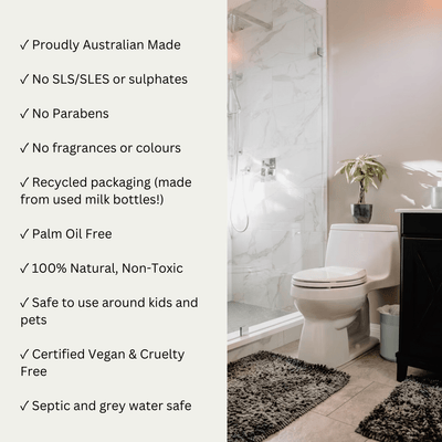 Natural Toilet, Bath & Sink Cleaner 5 Litre Refill & Value Pack