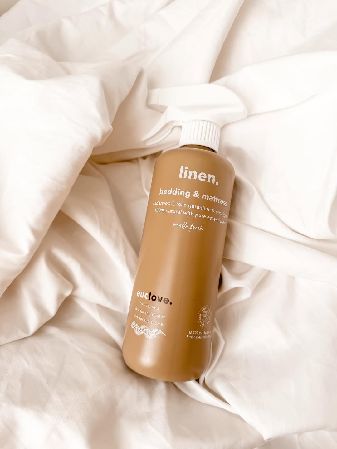 Natural Linen Spray Rose Geranium & Himalayan Cedarwood