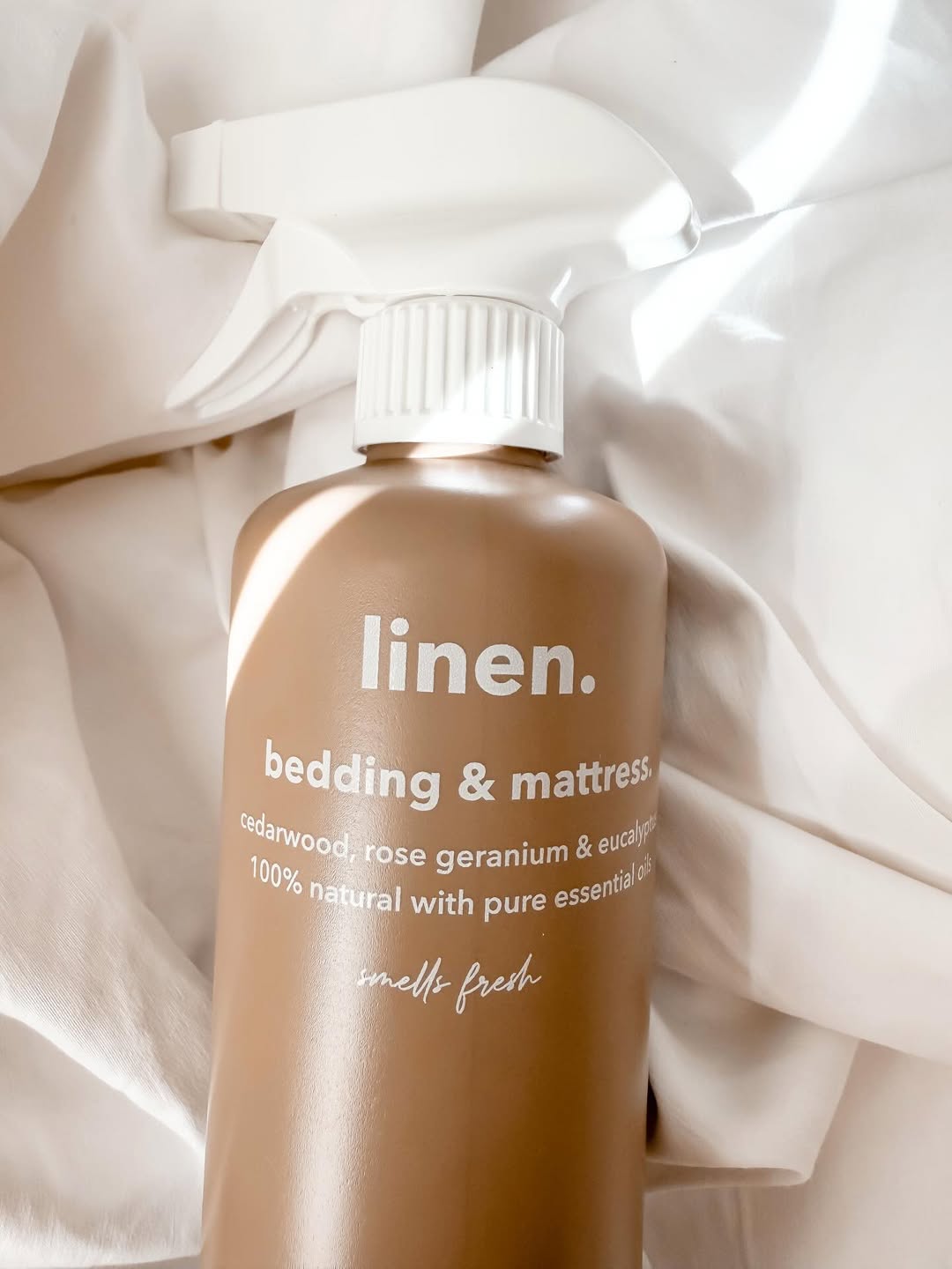 Natural Linen Spray Rose Geranium & Himalayan Cedarwood